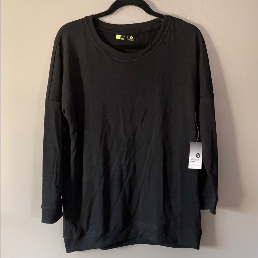 Women’s Xersion Black Athletic Long-Sleeve
